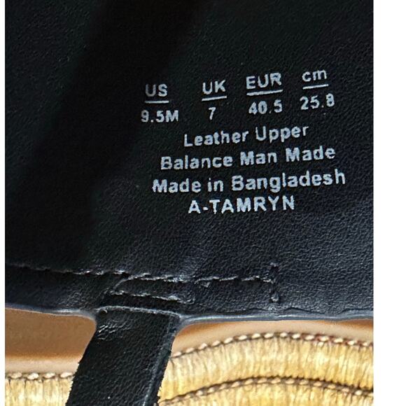 Franco Sarto Women's Tamryn Leather Platform Sandals Black Size 9.5M NWT - Picture 8 of 11